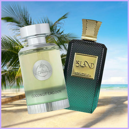 Tropical Coconut Duo – Coconut Perfume Bundle | Mano Decants