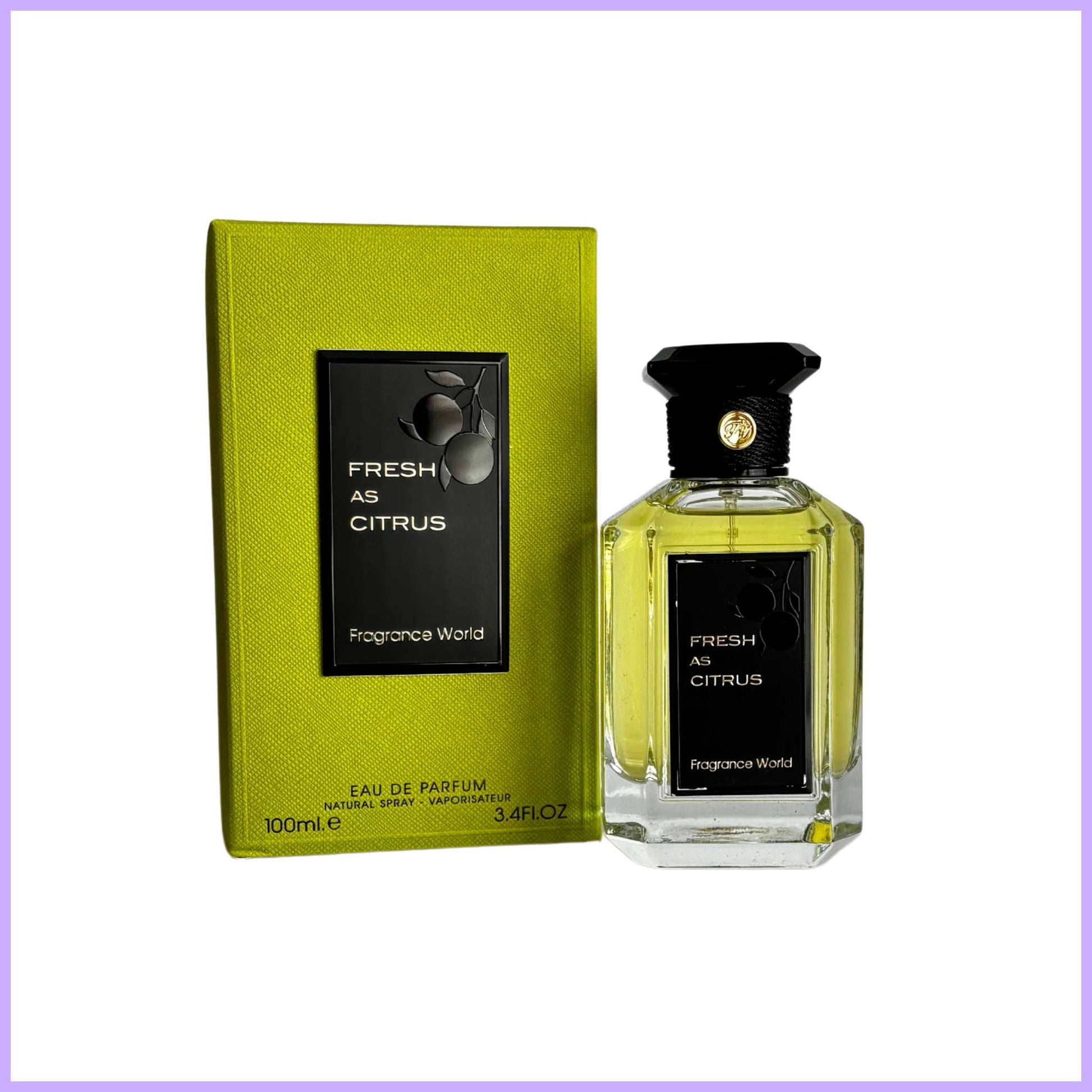 Fragrance World Fresh As Citrus | Unisex Citrus Scent | ManoDecants