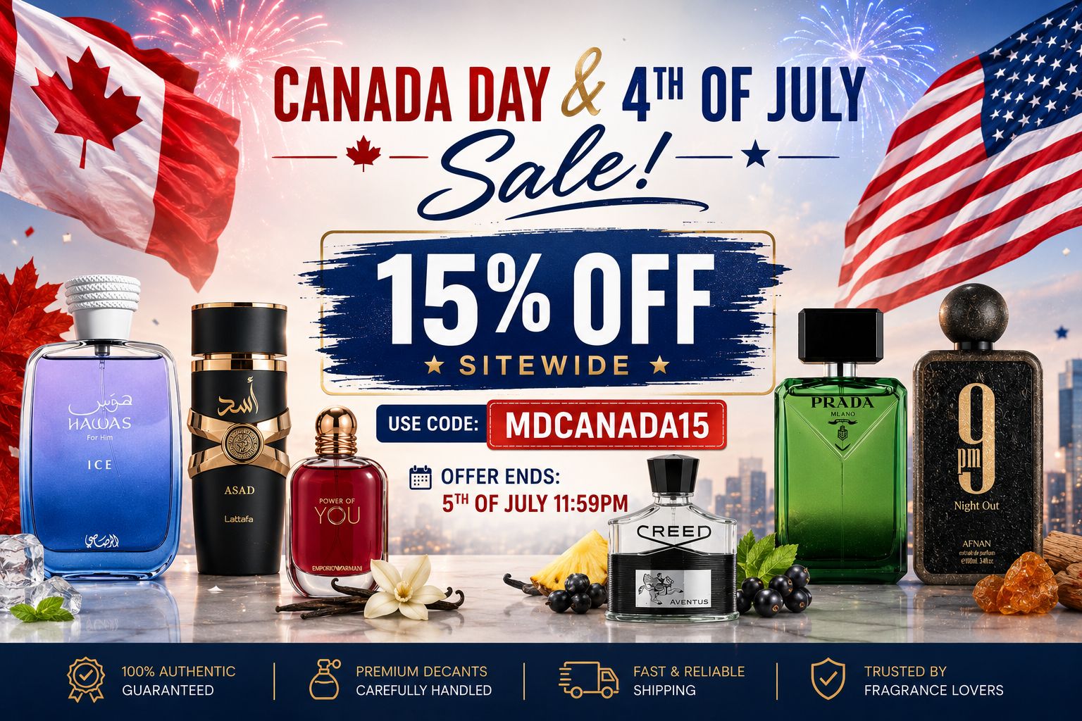 Canada Day & 4th of July Sale