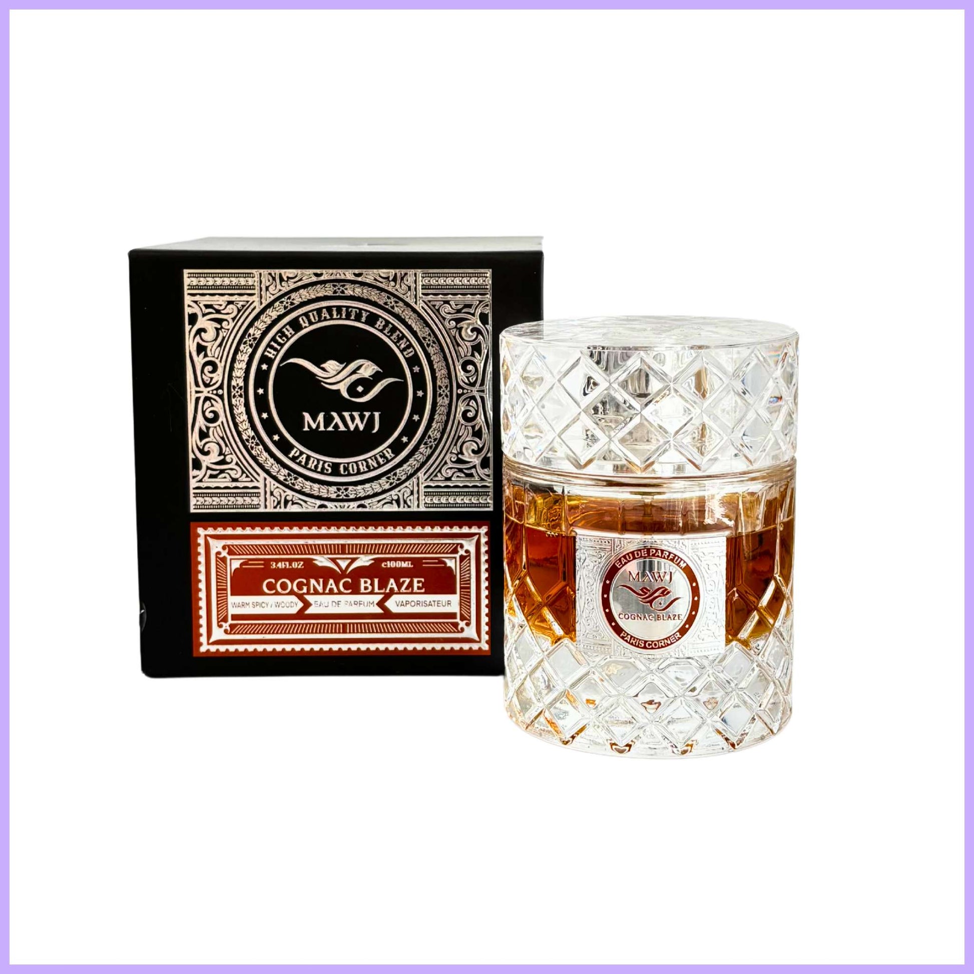 Paris Corner Mawj Cognac Blaze | Fragrance Sample by ManoDecants