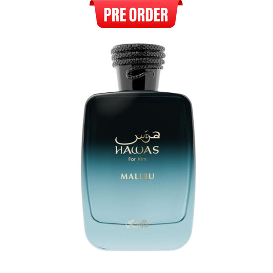Hawas Malibu by Rasasi – Unisex Fragrance | Mano Decants